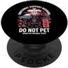 Do Not Pet Husband Men's Funny Emotional Do Not Pet Festa del papà Papà Divertente Supporto emotivo Marito PopSockets PopGrip Adesivo