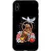 Catholic Core Catholiccore Aesthetic Got Custodia per iPhone XS Max Kiwi Bird Coquette Cristiano Religioso Crocifisso Cuore Croce