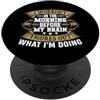 Funny Gym Sayings Men Women Fitness Work Divertente palestra allenamento fitness bodybuilding sport sollevatori di pesi PopSockets PopGrip Adesivo