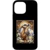 Catholic Core Catholiccore Aesthetic Got Custodia per iPhone 13 Pro Max Honey Badger Coquette Christian Easter Glass Rose