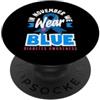 Diabetes Awareness Shirt Diabetic Gifts A novembre indossiamo il blu per il mese della sensibilizzazione sul diabete PopSockets PopGrip Adesivo