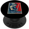 Christian Archangel Michael Warrior Fait Arcangelo Michele COMBATTA PER NOI cristiani PopSockets PopGrip Adesivo
