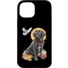 Catholic Core Catholiccore Aesthetic Got Custodia per iPhone 15 Labrador Lab Coquette Cristiano Religioso Crocifisso Croce