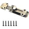 MroMax 1 chiavistello a cilindro scorrevole, 12,7 cm, bronzo anticato in lega di zinco, serratura di sicurezza per cancello resistente, per porte e finestre