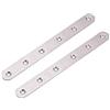 MroMax 195 x 20 x 3 mm, staffa piatta per piastra in acciaio inox, staffa di riparazione, 2 pezzi