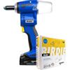 Gesipa Birdie 1746722 con 1 batteria da 2,0 Ah e 1 caricatore in cartone, potenza di regolazione 10 kN, per rivetti ciechi fino a Ø 5 mm, alluminio fino a Ø 6 mm