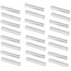 MroMax 50 pz 4mm x 20mm perno di tassello in acciaio inox 304 legno letto a castello perni scaffalature di sostegno scaffali tono argento