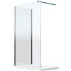 LANERI Parete doccia Walk-in Angolare Doppio Vetro 8 mm Reversibile (68-70 x 88,5-90,5 H 200 cm)