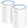 CUDY M1200(2-PACK) - MESH SYSTEM AC1200 WI-FI - 2 NODI CUDM1200(2-PACK) - CUDM1200(2-PACK)