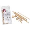 Rayher 6115500 Giostrina per Culla, Mobile in Legno Stella, 33 Cm Diametro, Kit di Montaggio, Legno di Faggio, Mobile Con 6 Braccia da Attaccare