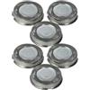 vhbw 6x testina di ricambio compatibile con Philips HS920, HS930, HS890, HS915, HS970, HS985, HS965, HS99, HS990 rasoio elettrico
