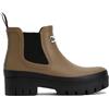 BARBOUR Tronchetti di gomma Halton STIVALE DA PIOGGIA MILITARY BROWN BLACK wmn