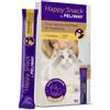 Feliway Happy Snack per gatti in crema 90 gr Pollo - confezione da 2 pezzi - 1° ORDINE? 20% di sconto SU BRAND ESCLUSIVI, codice BZR20