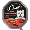 Cesar Ricette Classiche 150gr Manzo e pollo - confezione da 14 pezzi - Cibo umido per cani - 1° ORDINE? 20% di sconto SU BRAND ESCLUSIVI, codice BZR20