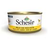 Schesir Dog 150 gr Pollo e prosciutto - confezione da 6 pezzi - Cibo umido per cani - 1° ORDINE? 20% di sconto SU BRAND ESCLUSIVI, codice BZR20