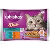 Whiskas Duo Multipack 4 pezzi da 85 gr Mari e Monti - 1° ORDINE? 20% di sconto SU BRAND ESCLUSIVI, codice BZR20