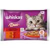 Whiskas Duo Multipack 4 pezzi da 85 gr Mix combo Carne - 1° ORDINE? 20% di sconto SU BRAND ESCLUSIVI, codice BZR20