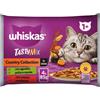 Whiskas Tasty Mix Multipack 4 pezzi da 85 gr Country Collection - 1° ORDINE? 20% di sconto SU BRAND ESCLUSIVI, codice BZR20