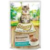 Stuzzy Cat Bocconcini cotti al vapore 85 gr Pesce bianco - Cibo umido per gatti - 1° ORDINE? 20% di sconto SU BRAND ESCLUSIVI, codice BZR20