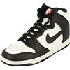 Nike DD1869-103 Dunk High Donna, White/Black-University Red EU 38.5