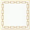 GINORI 1735 SVUOTATASCHE 30X30 CM, CATENE IMPERO CACHEMIRE
