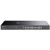 TP-Link Omada ES220GMP switch di rete Gestito L2 Gigabit Ethernet (10/100/1000) Supporto Power over Ethernet (PoE) Nero