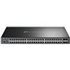 TP-Link Omada SG3452XP switch di rete Gestito L2+ Gigabit Ethernet (10/100/1000) Supporto Power over Ethernet (PoE) 1U Nero