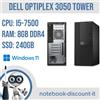 Dell PC DELL Optiplex 3050 Tower Cpu Intel i5-7500 Ram 8gb SSD 240gb Win11Pro GRADO B