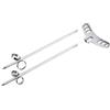 WPKD BLUEIY Tagliaverdure a Spirale Manuale, Affetta Taglia Patate a Ricciolo in Acciaio Inox 2 Pezzi Taglierina a Spirale per Frutta e Verdura Creativa a Twist Carota Cetriolo Forma Speciale
