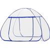 LEMESO Zanzariera per letto Pop Up, zanzariera pieghevole in poliestere, zanzariera a forma di cupola per interni ed esterni, accessori per biancheria da letto, 180x200x150 cm