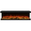 Divina Fire Camino elettrico da incasso a parete 3 lati Belmont 150