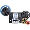 USHNIH 8mm e Super 8 Film to Digital Converter, Scanner Digitizer con schermo da 2,4 pollici, Convertire 3 5 7 9 Reels View Frame by Frame in 1080P MP4 Digitali, Condivisione e risparmio su 32GB SD Card