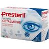 Corman Presteril Salviette Oftalmiche - Garze sterili in cotone per l'igiene perioculare, 20 salviette