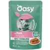 Oasy Cat Superior Formula Adult Sterilized con Maiale Bocconcini in Salsa 85 g