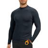 MEETYOO Intimo Termico Uomo Maglia a Maniche Lunghe Leggera Camicia da Lavoro e Sportiva Morbida per Climi Freddi