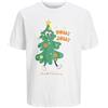 JACK & JONES Jorxmas Tee SS Crew Neck Xmas T-Shirt Uomo