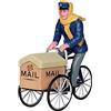 Magie di Natale Postino sulla Bicicletta, Personaggi per Villaggio di Natale in Poliresina‎
