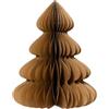 Magie di Natale Alberello di Natale in Carta, Decorazione Natalizia (40 cm Marrone)