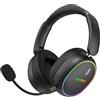 HATOR Phoenix 2 Wireless, cablato e wireless, gioco, 10 - 44000 Hz, 265 g, cuffia con microfono, nero