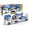 TEOREMA Play City - Tir Trasportatore Polizia 1:12 con Elicottero e Macchina Luci e Suoni