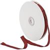 Fdit Nastro Scozzese Nero e Rosso 100Yd 1Cm - Decorazione Reticolare Confezione