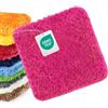 WohnDirect Tappeto Bagno 45 x 45 cm, Microfibra Pelo Lungo 4 cm, Antiscivolo e Assorbente, Lavabile in Lavatrice 30°C, Asciugatrice Bassa T, Adatto a Riscaldamento a Pavimento, rosa