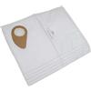 vhbw 5x sacchetto compatibile con Nilfisk Buddy II 18 L, 18 T INOX, 18 T, 18, 12, 18 INOX aspirapolvere - 34,3cm x 25,5cm Bianco