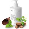 DELAMARK Eco Sapone Liquido Mani Patchouli 500 ml - detergenza delicata, pH fisiologico, ricarica, formula naturale, vegano