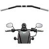 Alpha Rider Drag Style, manubrio in acciaio, drag bar dimpled per Harley Davidson Sportster 883 1200 Nightster 07 e successive versioni, XL 1 pollice