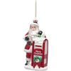 Addobbo Natalizio Babbo Natale con Cassetta della Posta H14 cm - EDG Enzo De Gasperi