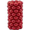 Candela Moccolo Decorativa a Sfere H15 cm Rosso - EDG Enzo De Gasperi