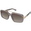 Dsquared2 D2 0120/S KB7/HA | Occhiali da Sole Graduati o Non Graduati | Prova Online | Plastica | Rettangolari | Grigio, Trasparente | Adrialenti
