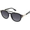 Marc Jacobs Marc 675/S 807/9O | Occhiali da Sole Graduati o Non Graduati | Prova Online | Unisex | Plastica | Tondi | Nero, Oro | Adrialenti