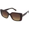 Love Moschino MOL090/S 086/5U | Occhiali da Sole Graduati o Non Graduati | Plastica | Oversize | Marrone, Havana | Adrialenti